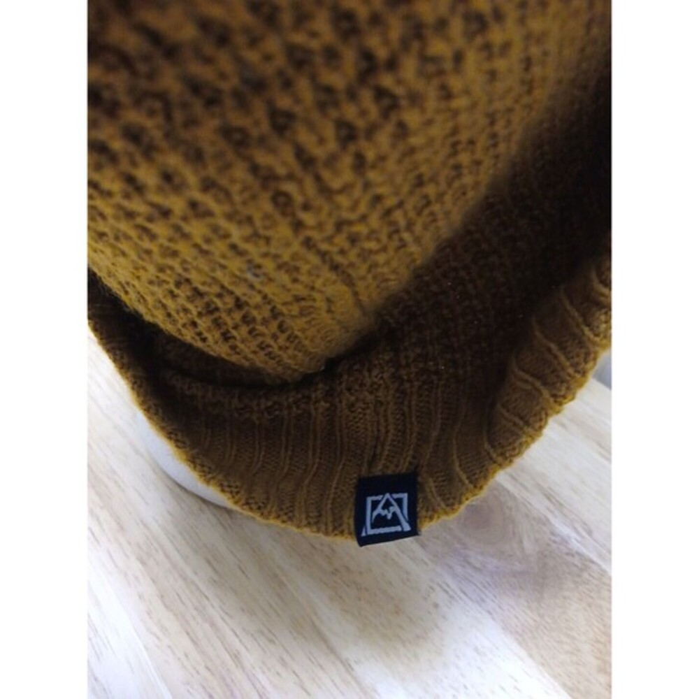 Avalanche Outdoor Supply Winter Cuff Beanie Hat ONE SIZE Dark Gold Brown - Picture 4 of 5